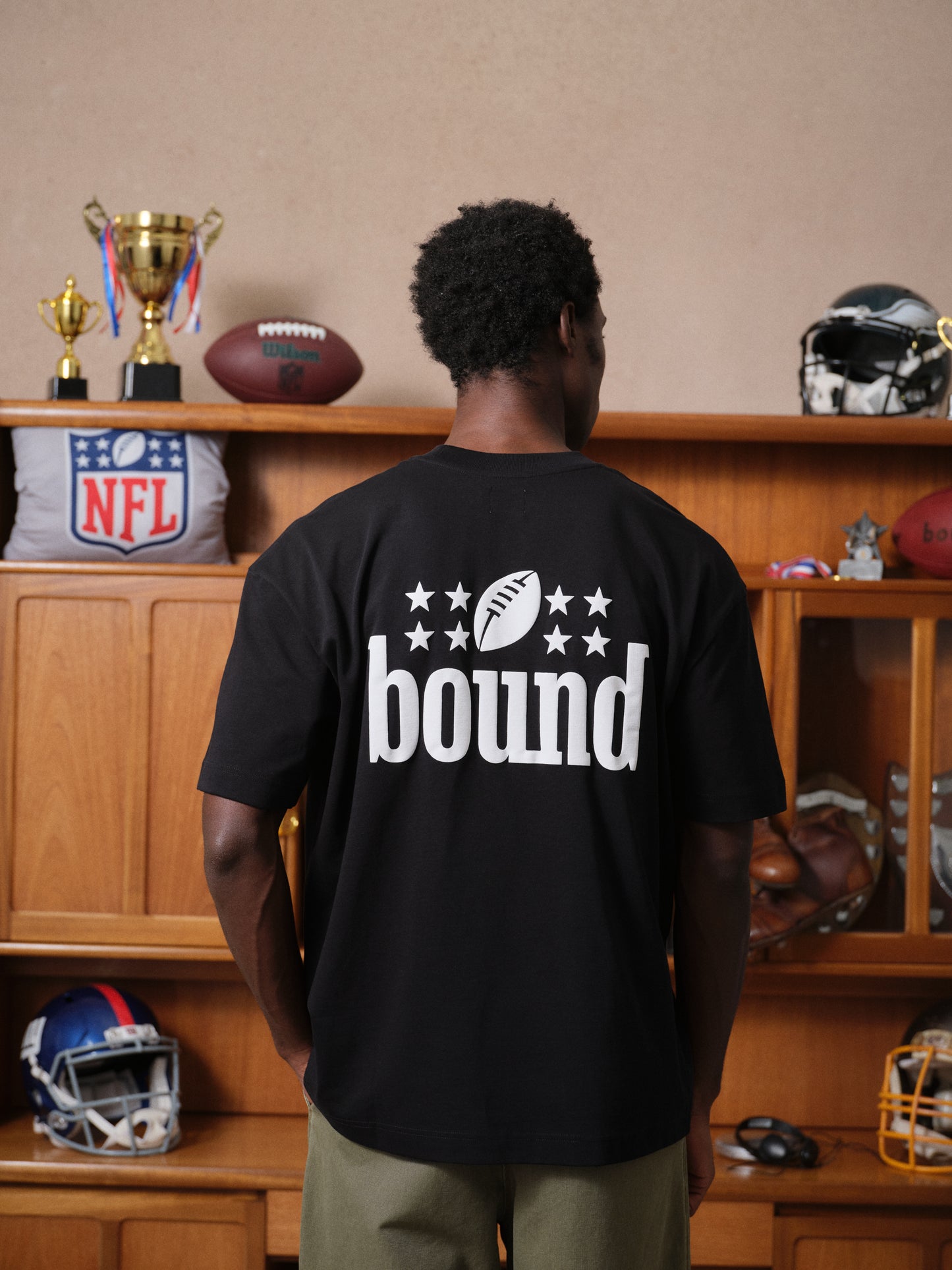 NFL X BOUND TEE - BLACK