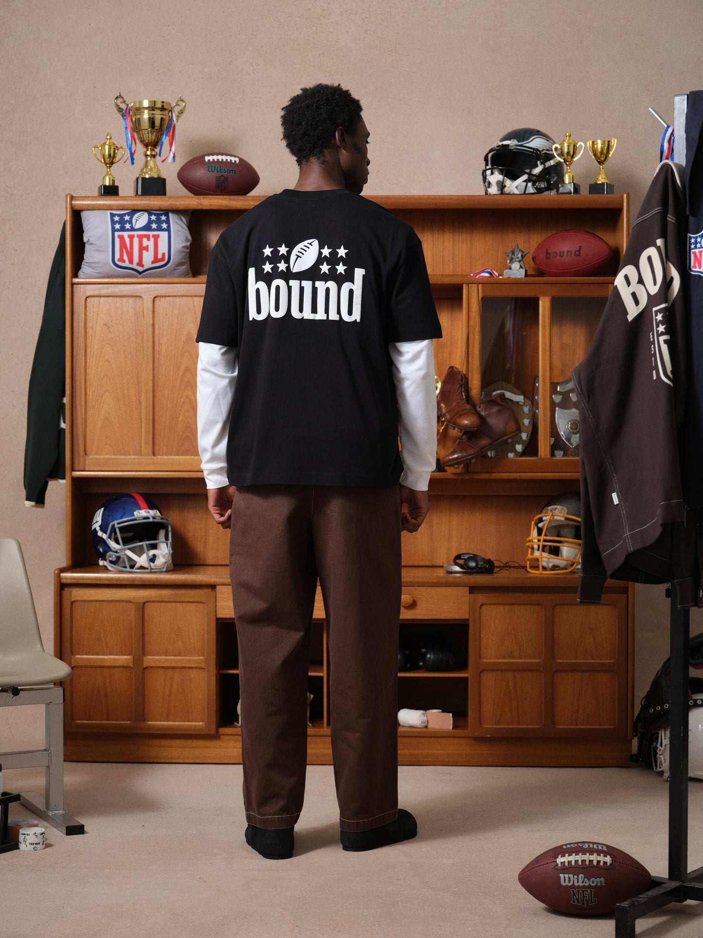 NFL X BOUND TEE - BLACK