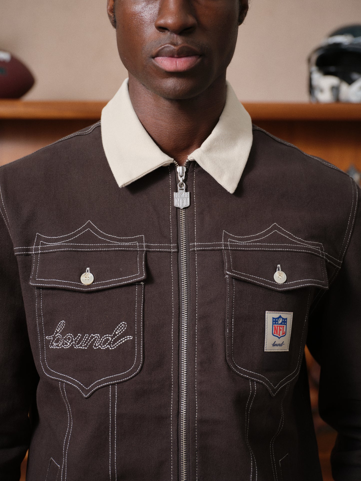 NFL VINTAGE CANVAS CHORE JACKET