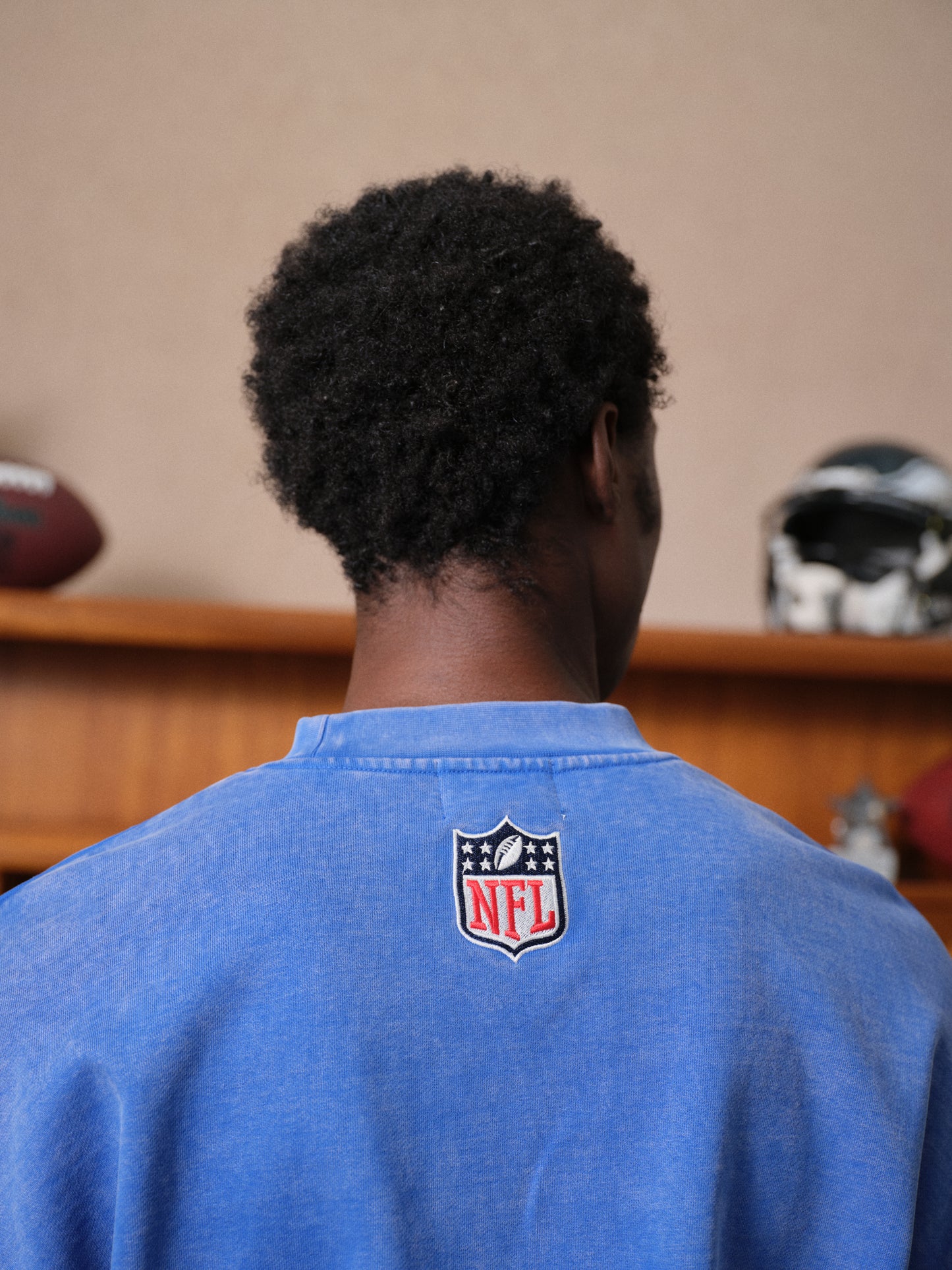 GIANTS VINTAGE WASHED SWEATER - BLUE