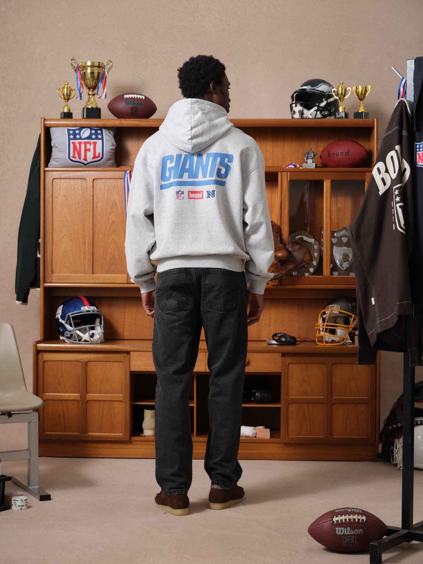 GIANTS X BOUND HOODIE - ASH GREY