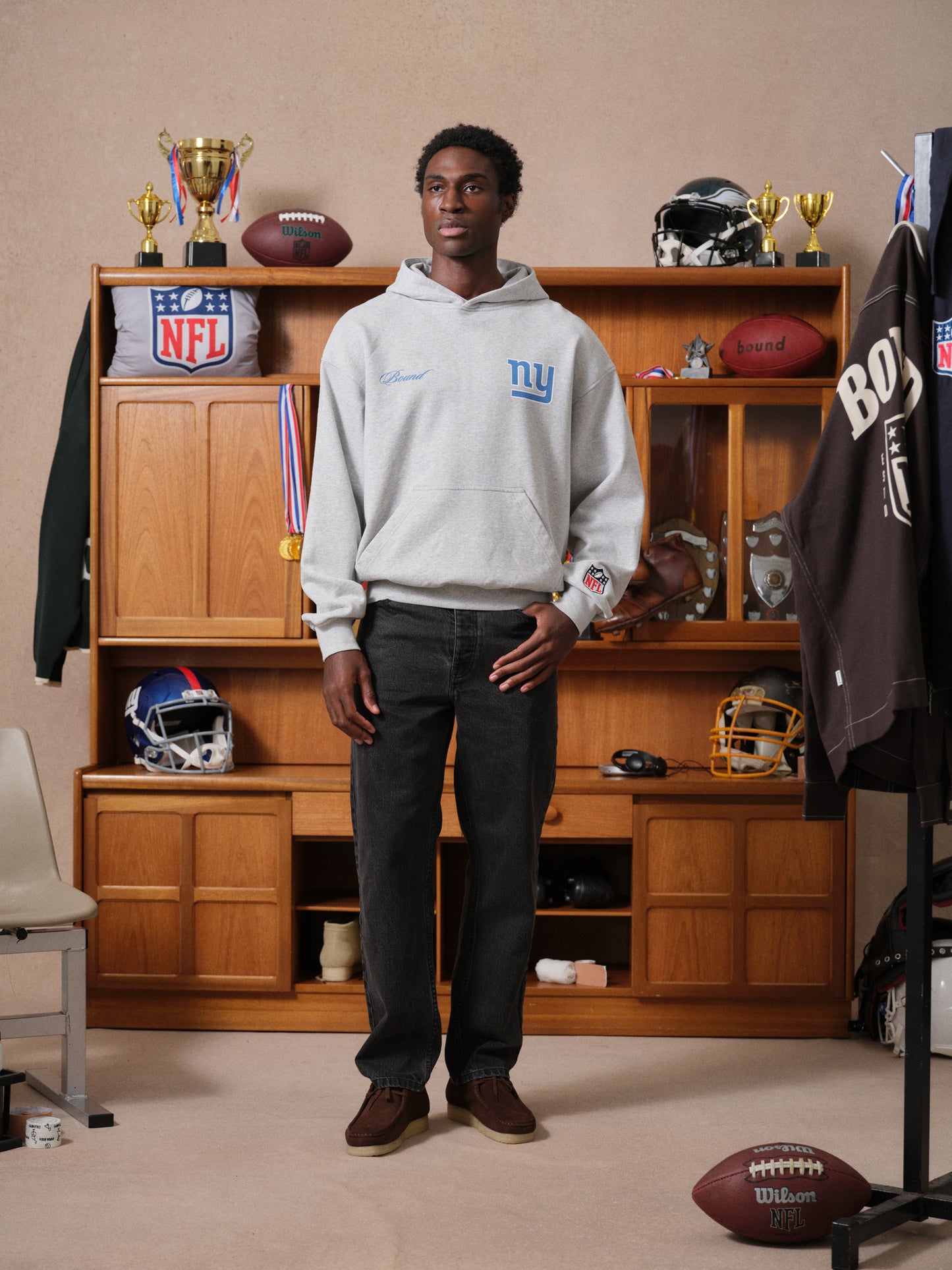 GIANTS X BOUND HOODIE - ASH GREY