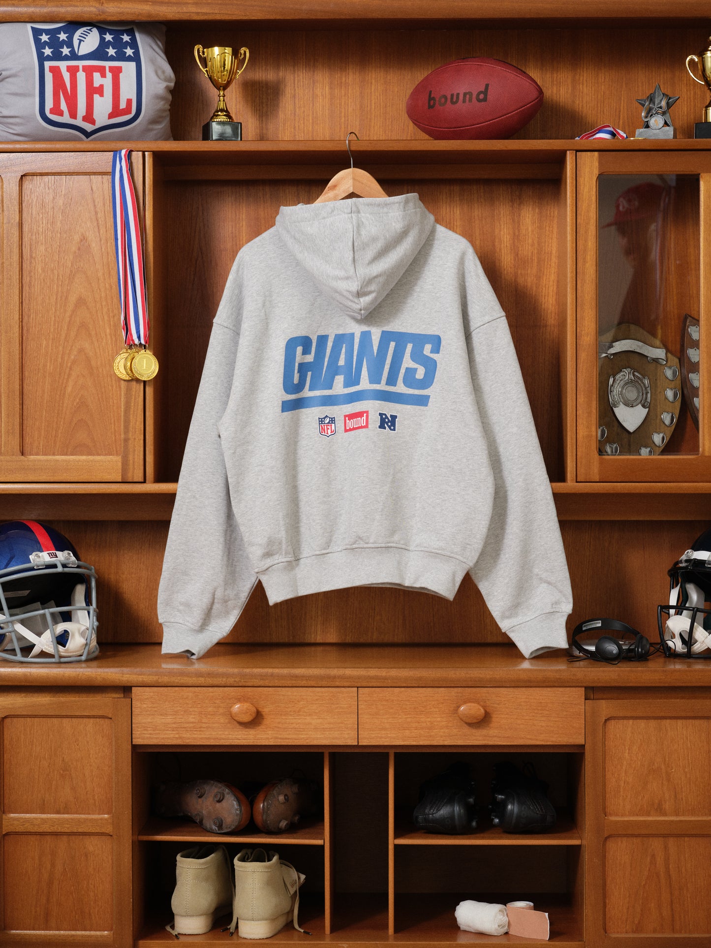 GIANTS X BOUND HOODIE - ASH GREY