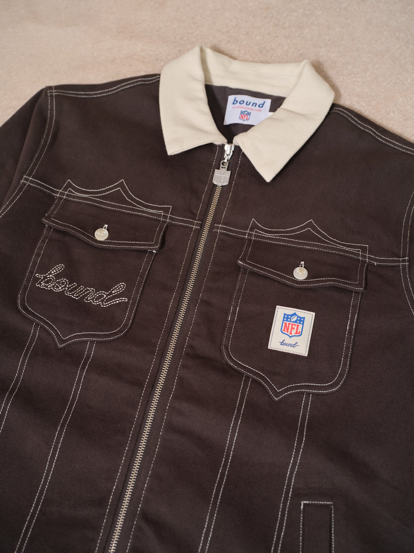 NFL VINTAGE CANVAS CHORE JACKET