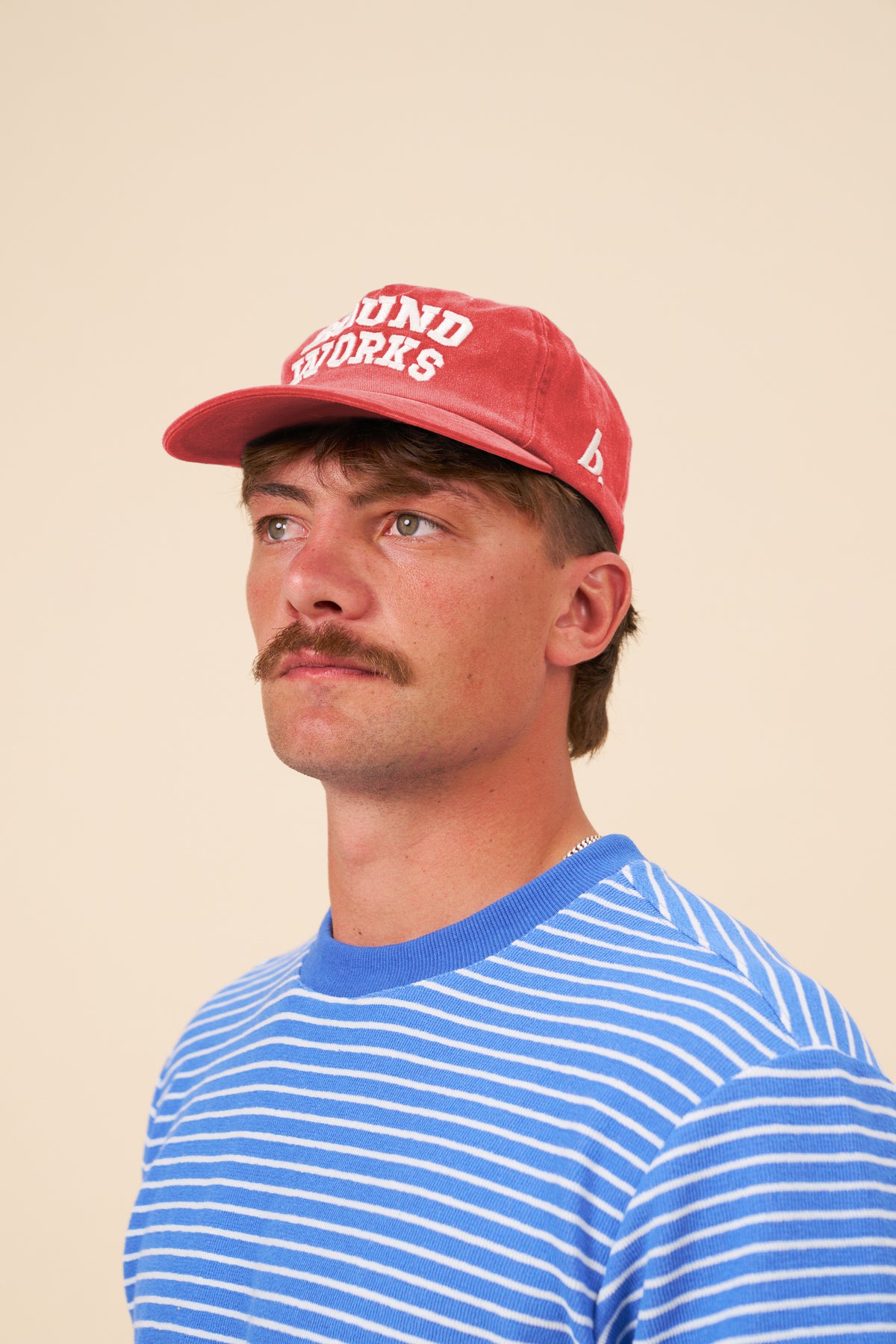 BOTHA BOUND WORKS VINTAGE CAP - RED