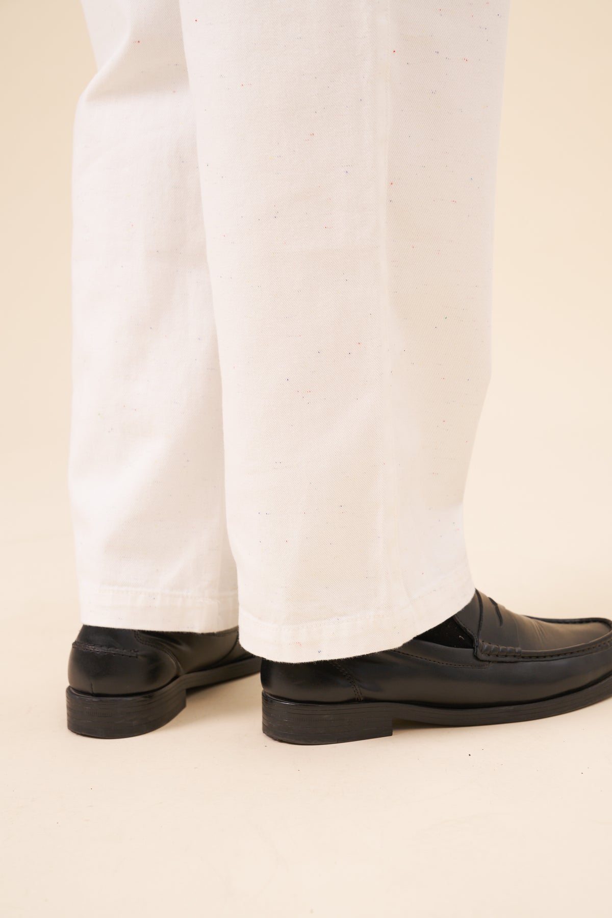 BOTHA CANVAS WORKWEAR TROUSERS - ECRU