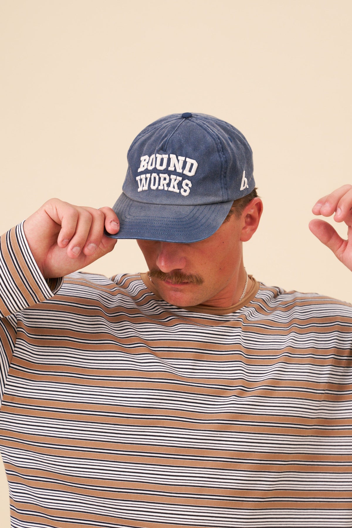 BOTHA BOUND WORKS VINTAGE CAP - NAVY