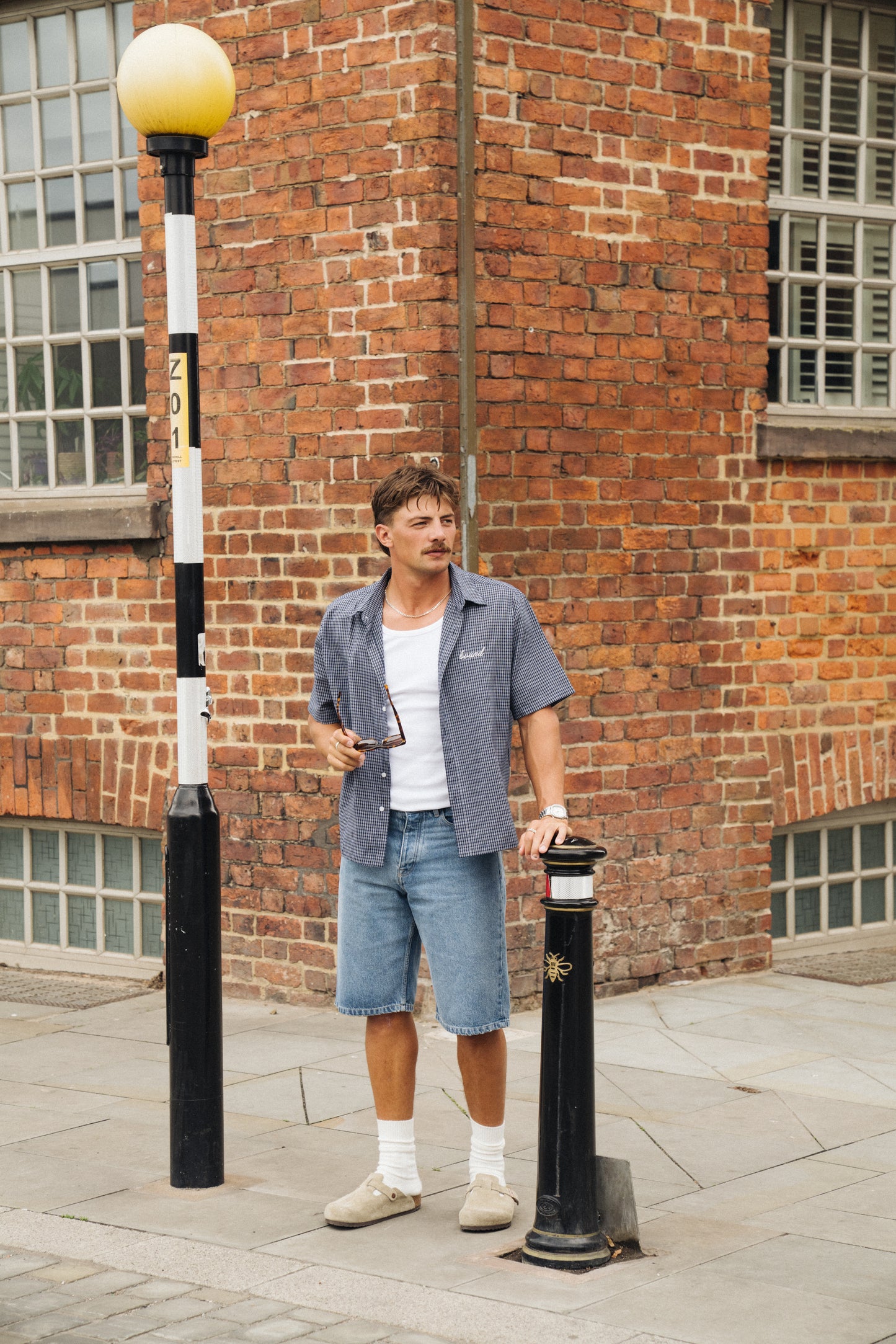 UNION DENIM JORTS - LIGHT BLUE