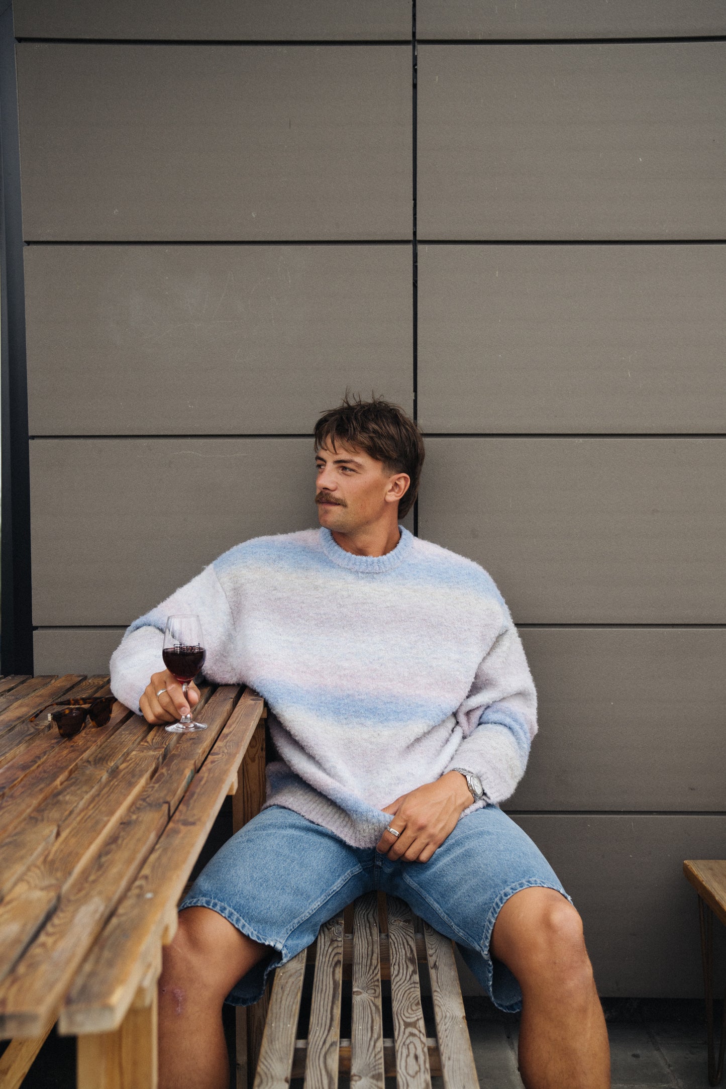 BOTHA CANDY GRADIENT BOUCLE KNIT