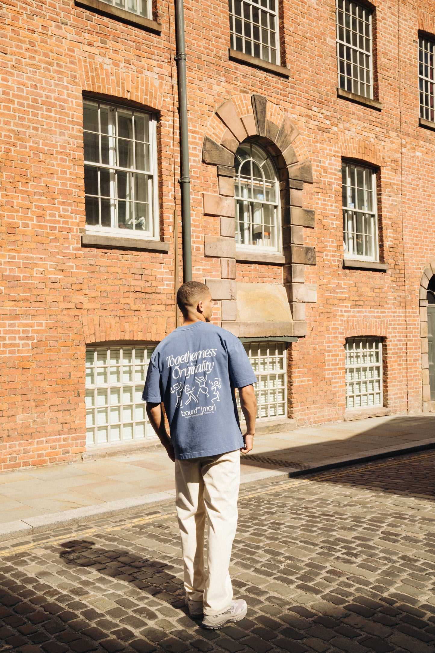 DANCING TEE - WASHED LIGHT NAVY