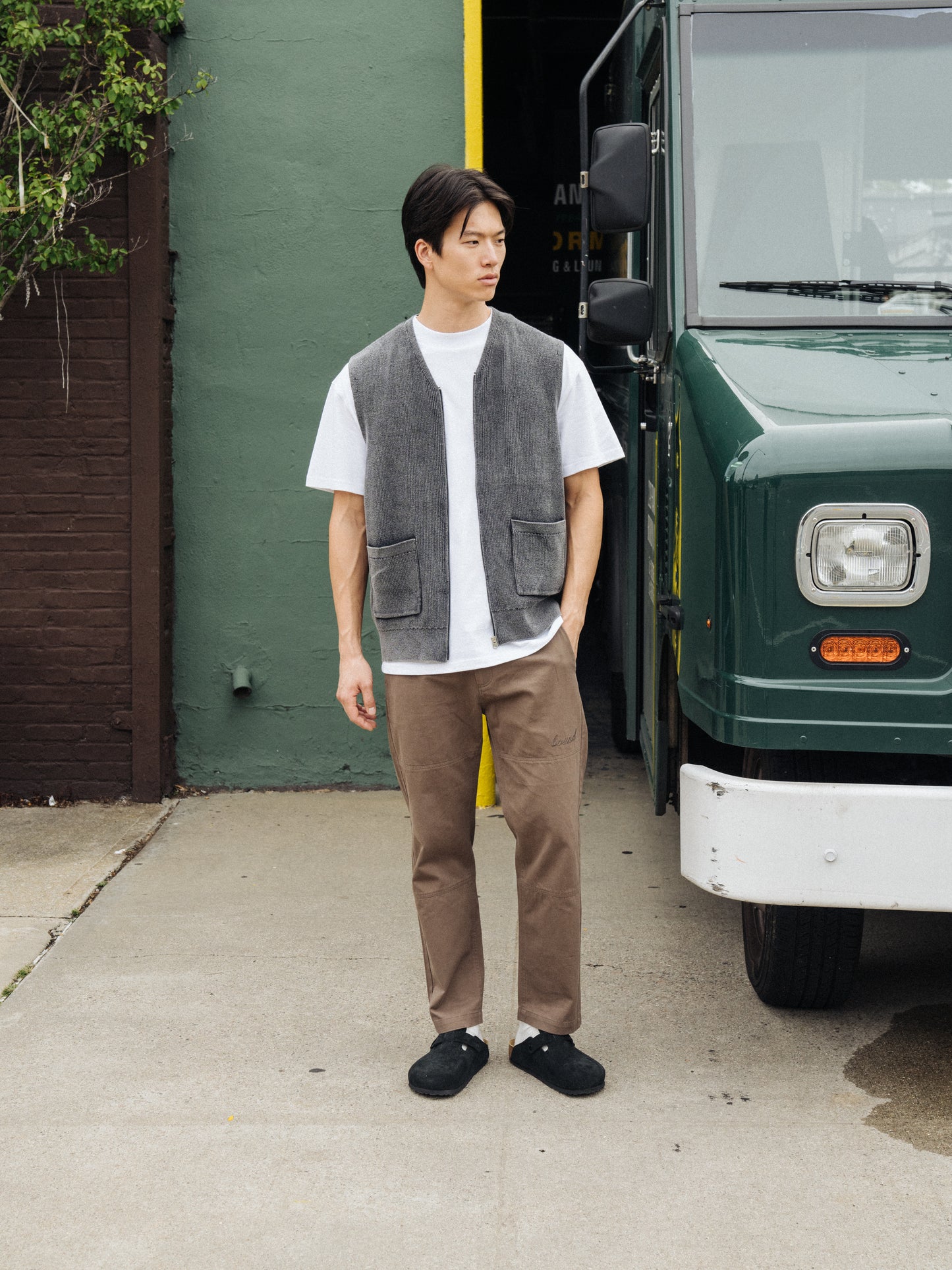 BROWN STRAIGHT WORK PANT