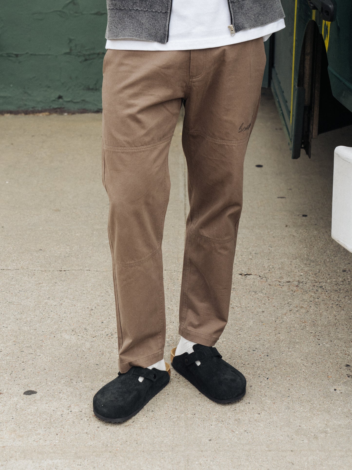 BROWN STRAIGHT WORK PANT