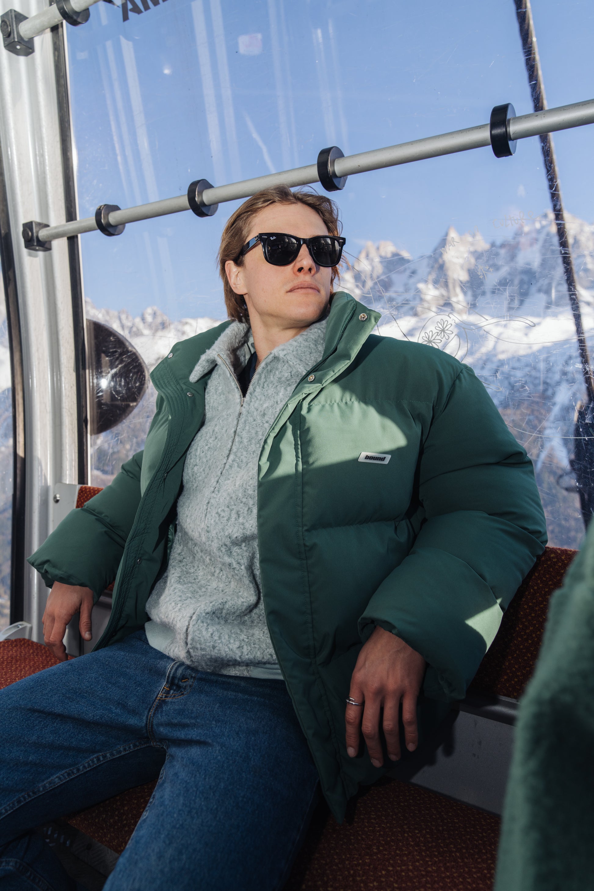 ARCTIC PADDED PUFFER COAT HUNTER GREEN – bound - Main Image