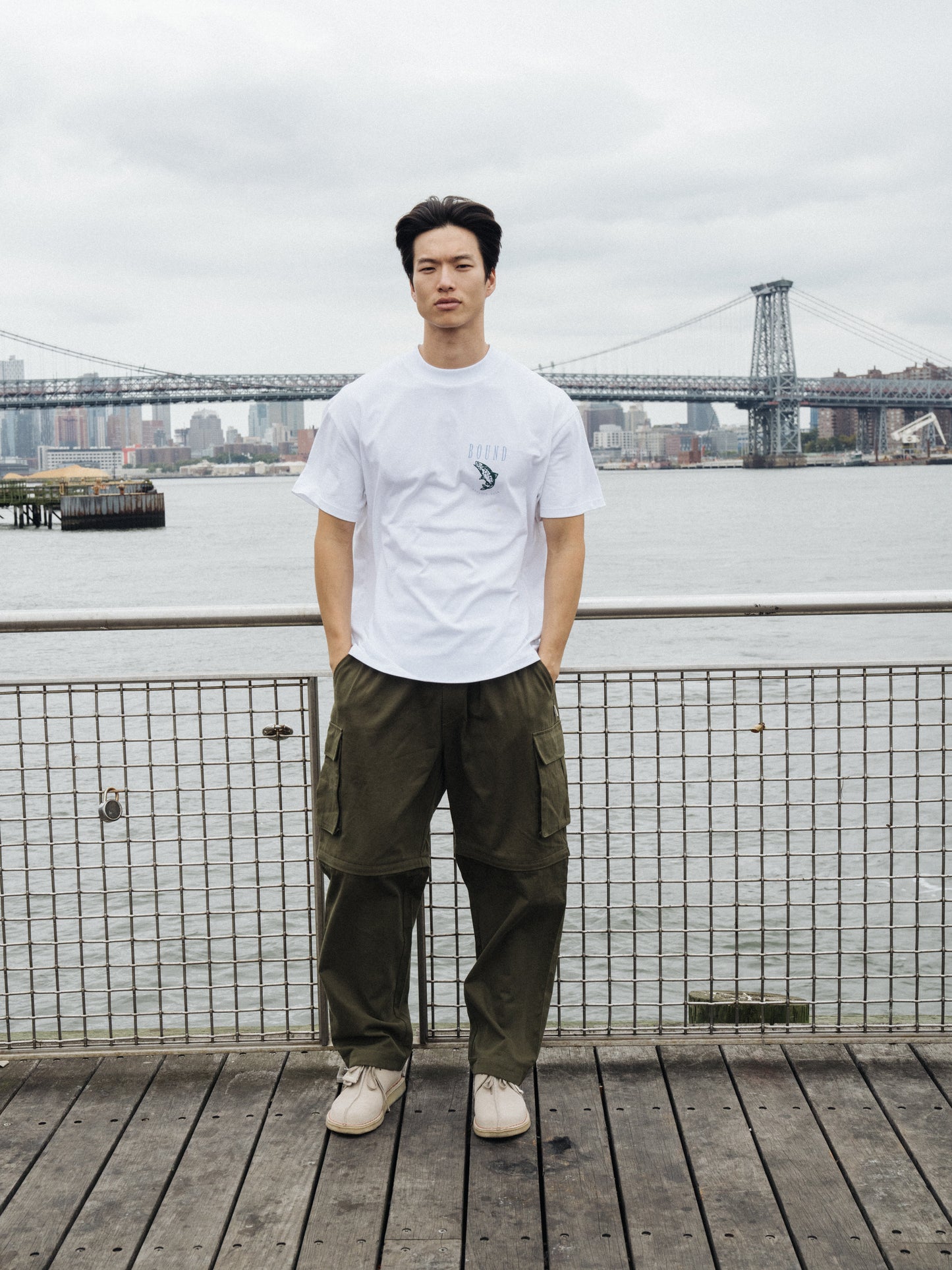 MARINA ANGLING TEE - WHITE