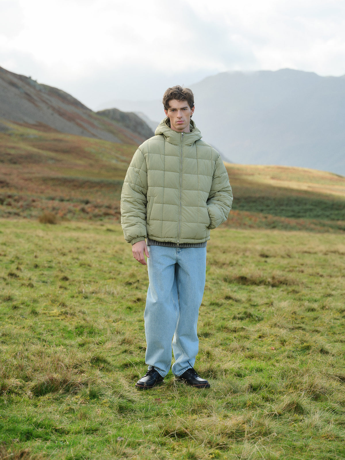 ORBE RIPSTOP PUFFER - FERN GREEN