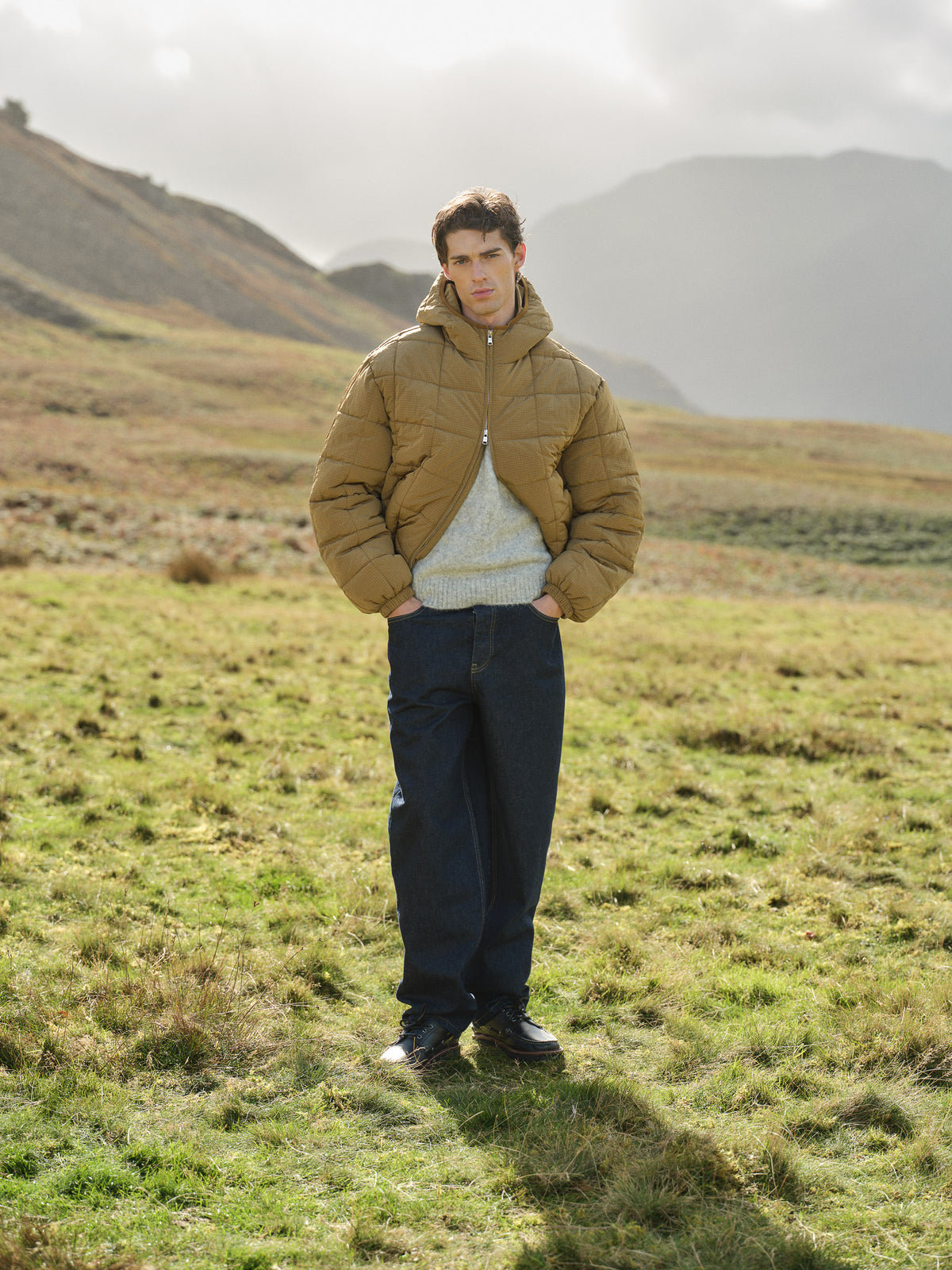 ORBE RIPSTOP PUFFER - GOLD
