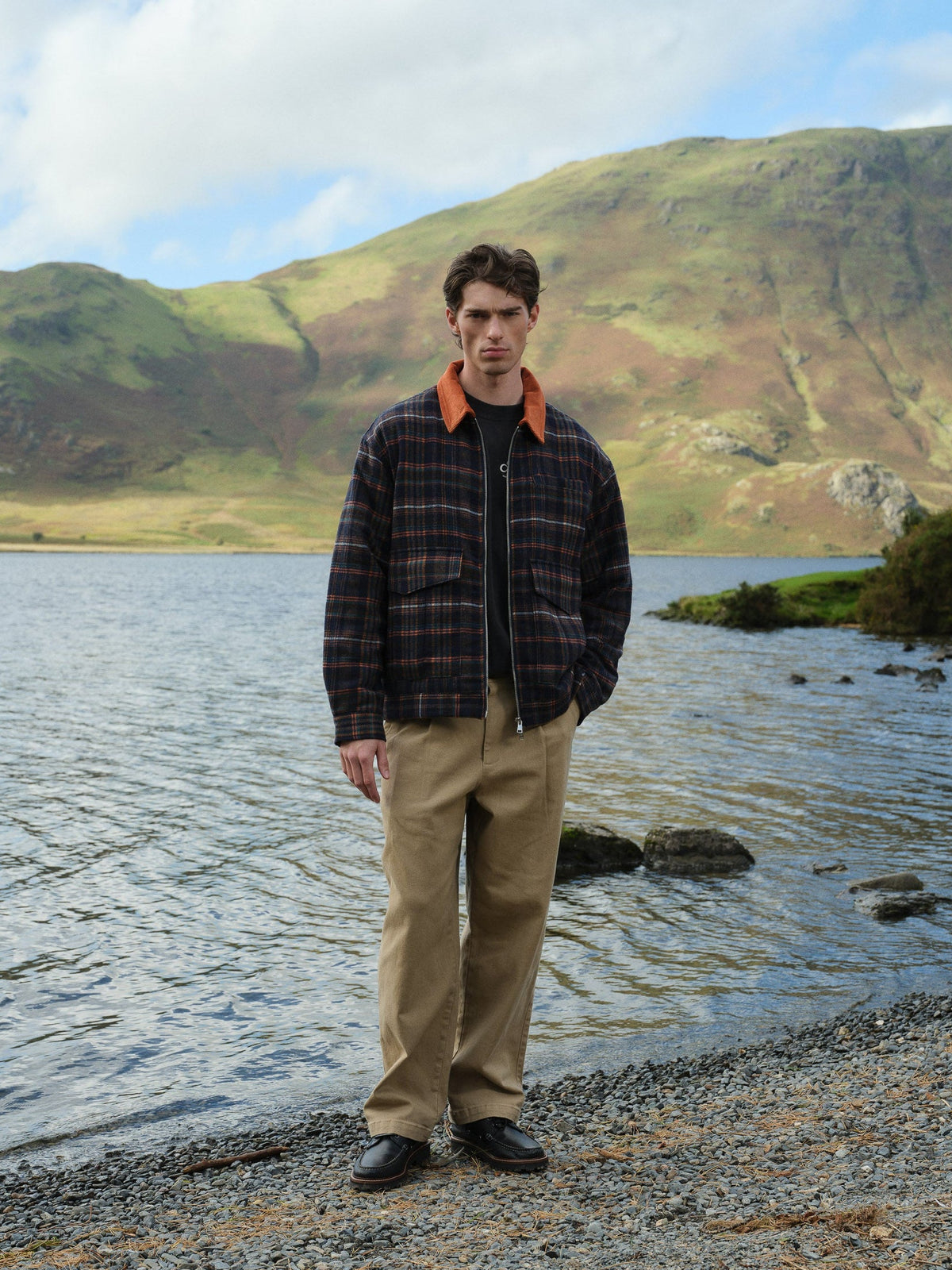 FRASER CHECK WOOL WORKERS JACKET