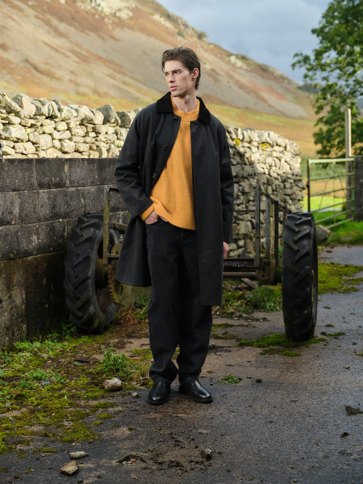 BAXTER DEUX MOHAIR SWEATER - SUNFLOWER