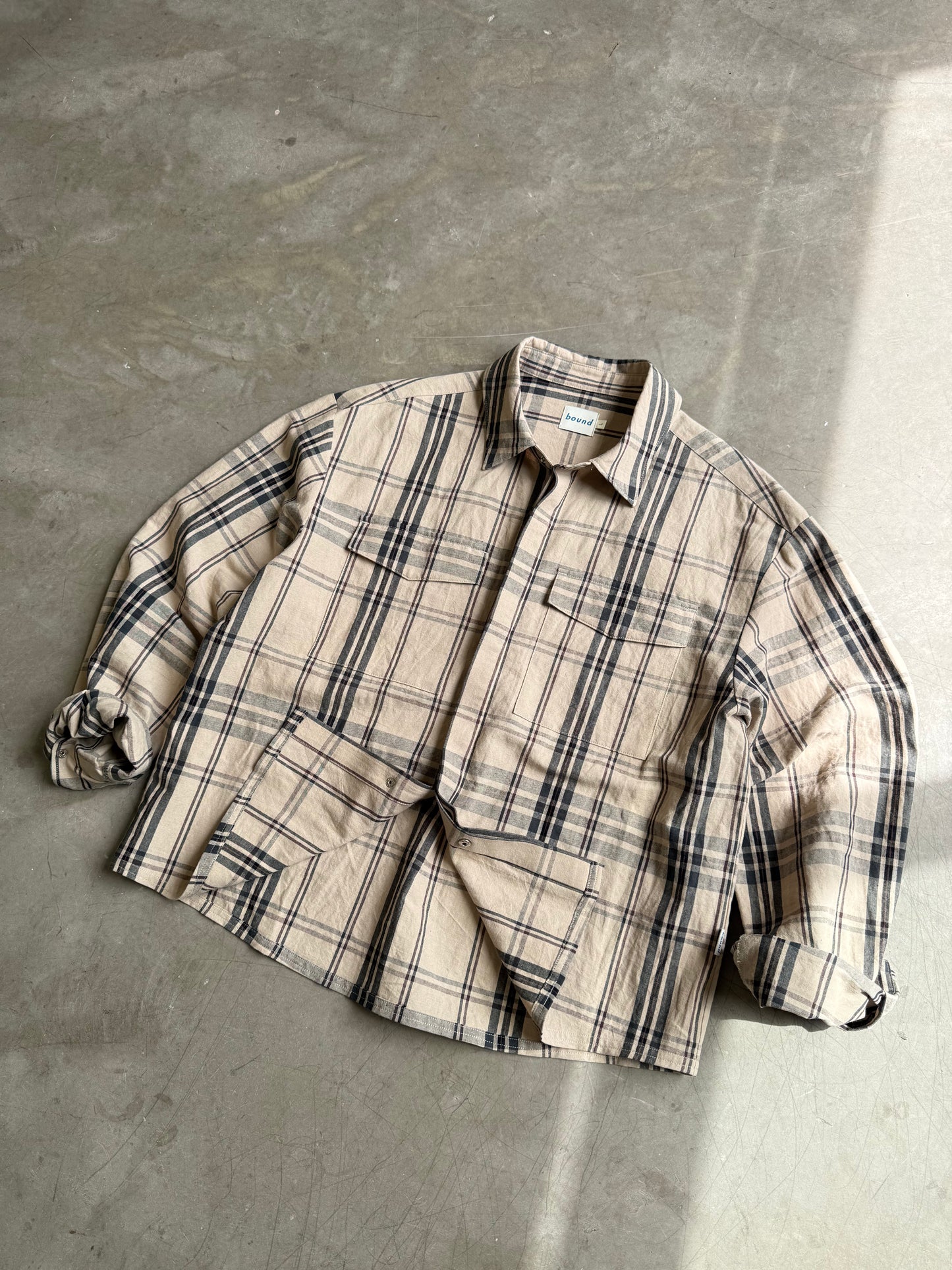 DESERT PATTERN LINEN SHIRT