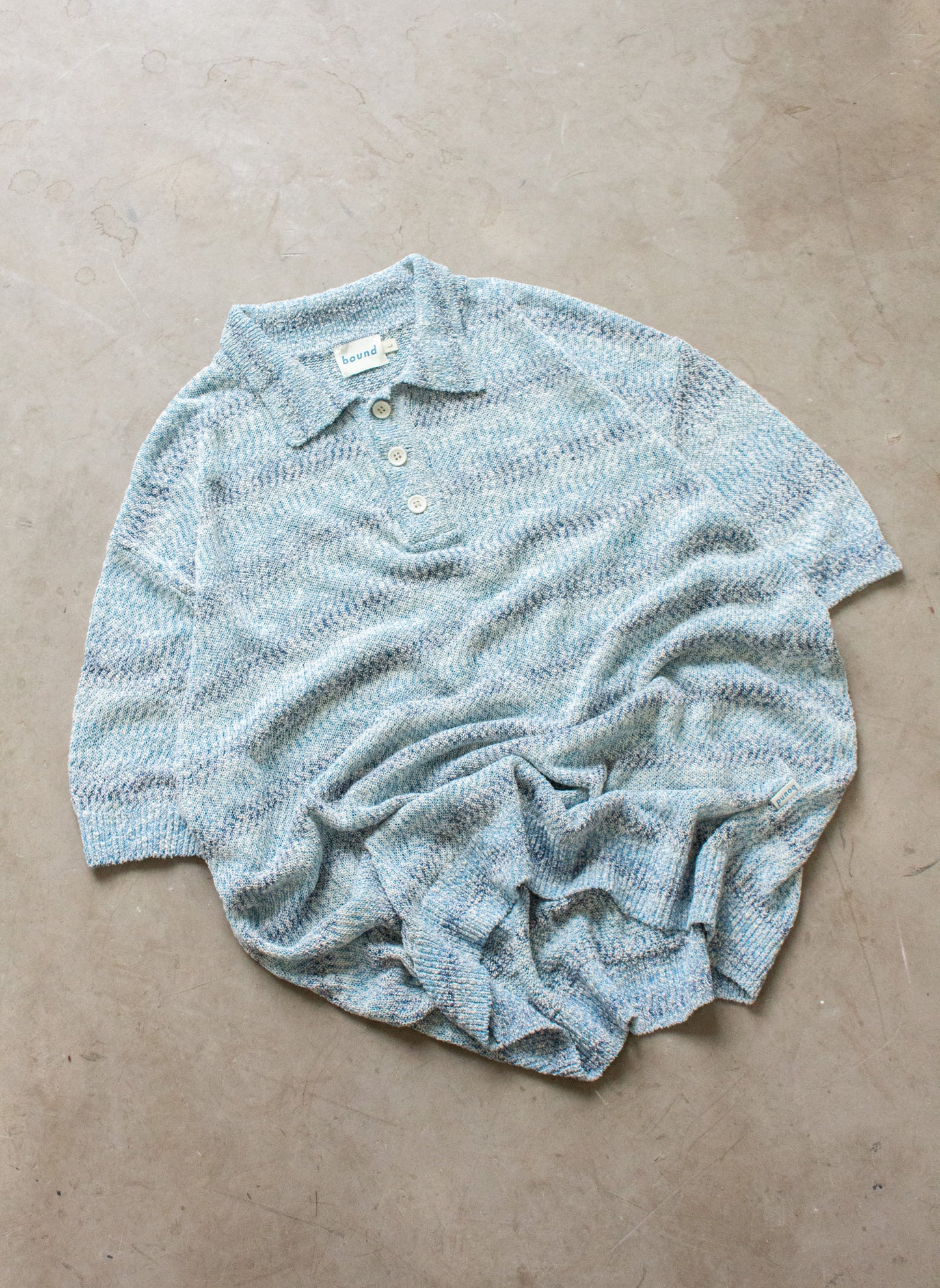 MARINE TEXTURED KNIT POLO