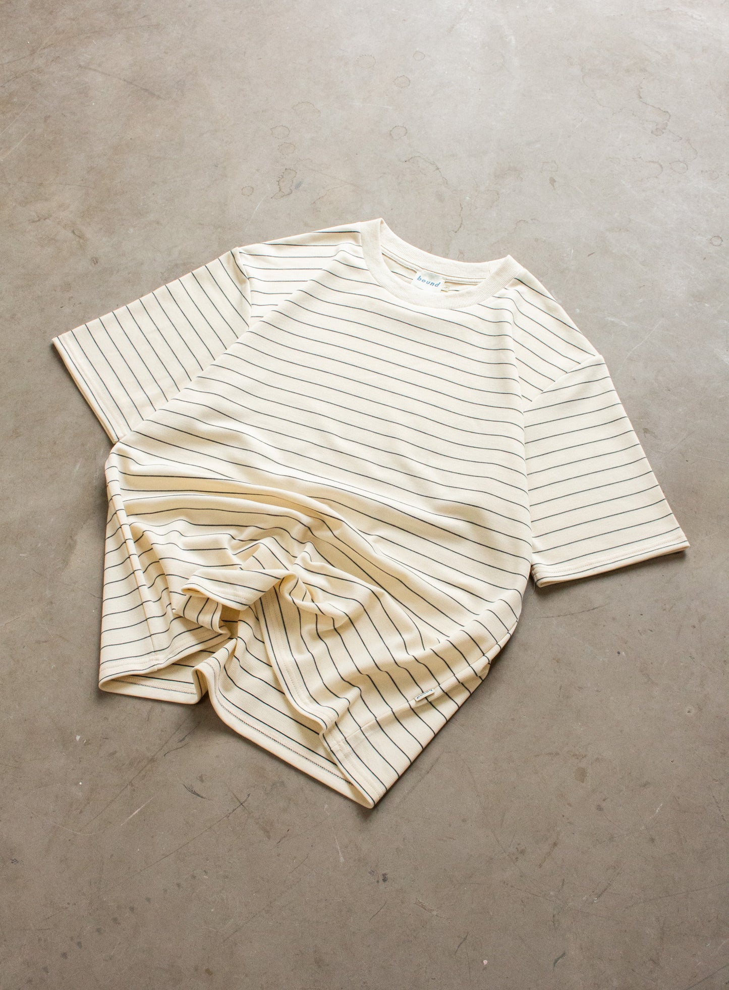CLASSIC STRIPE TEE - CREAM