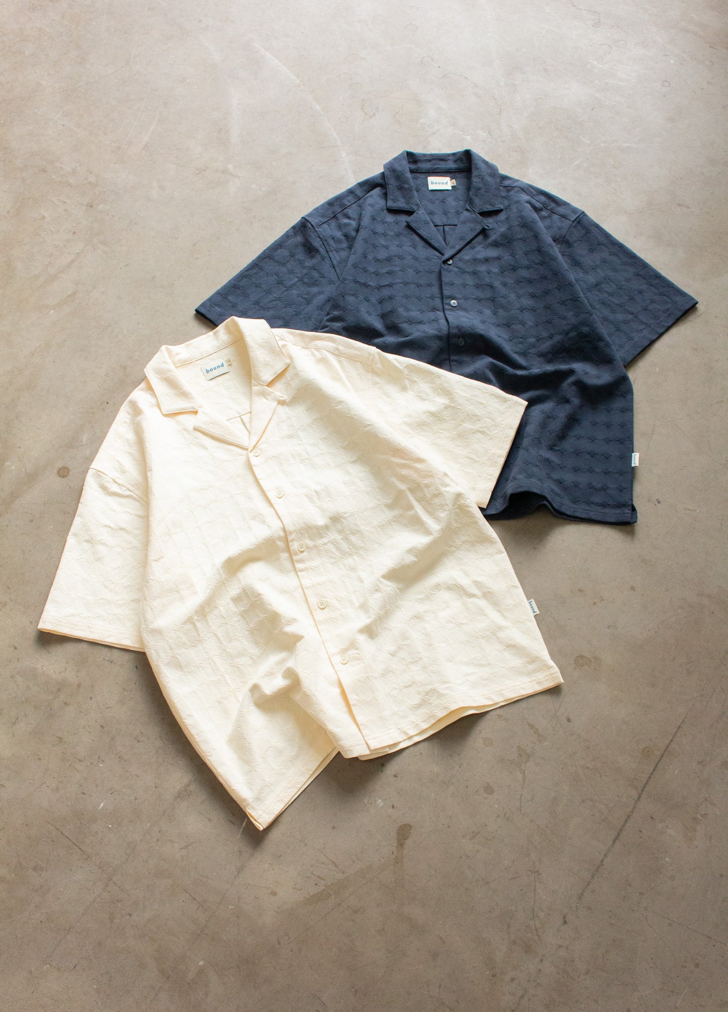 EMBROIDERED RIBIERA SHIRT - NAVY