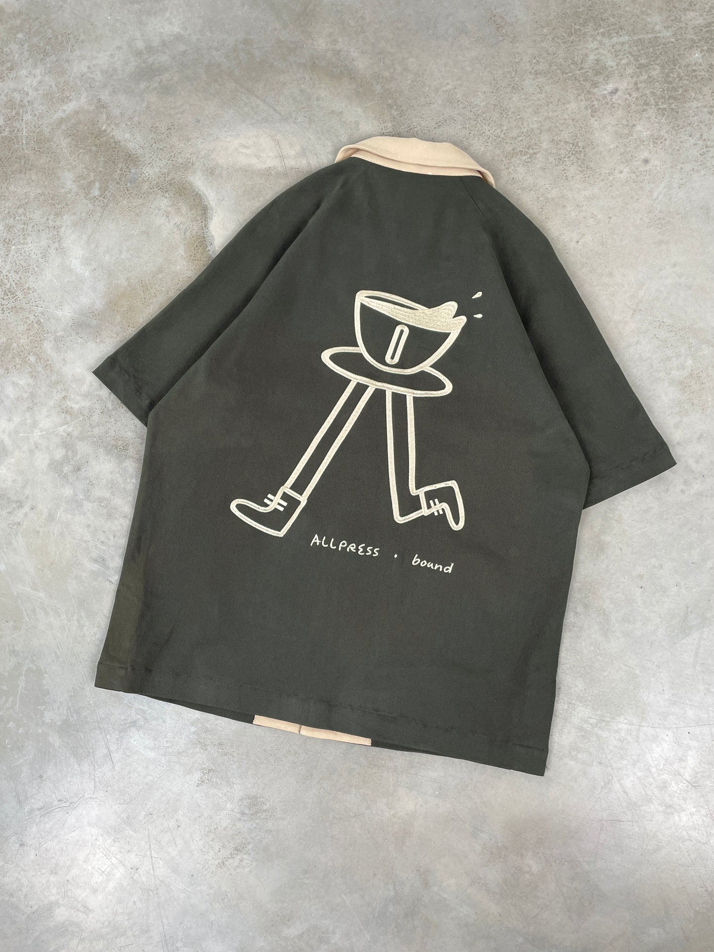 ALLPRESS X BOUND 'JOE' HEAVY CANVAS BOWLING SHIRT