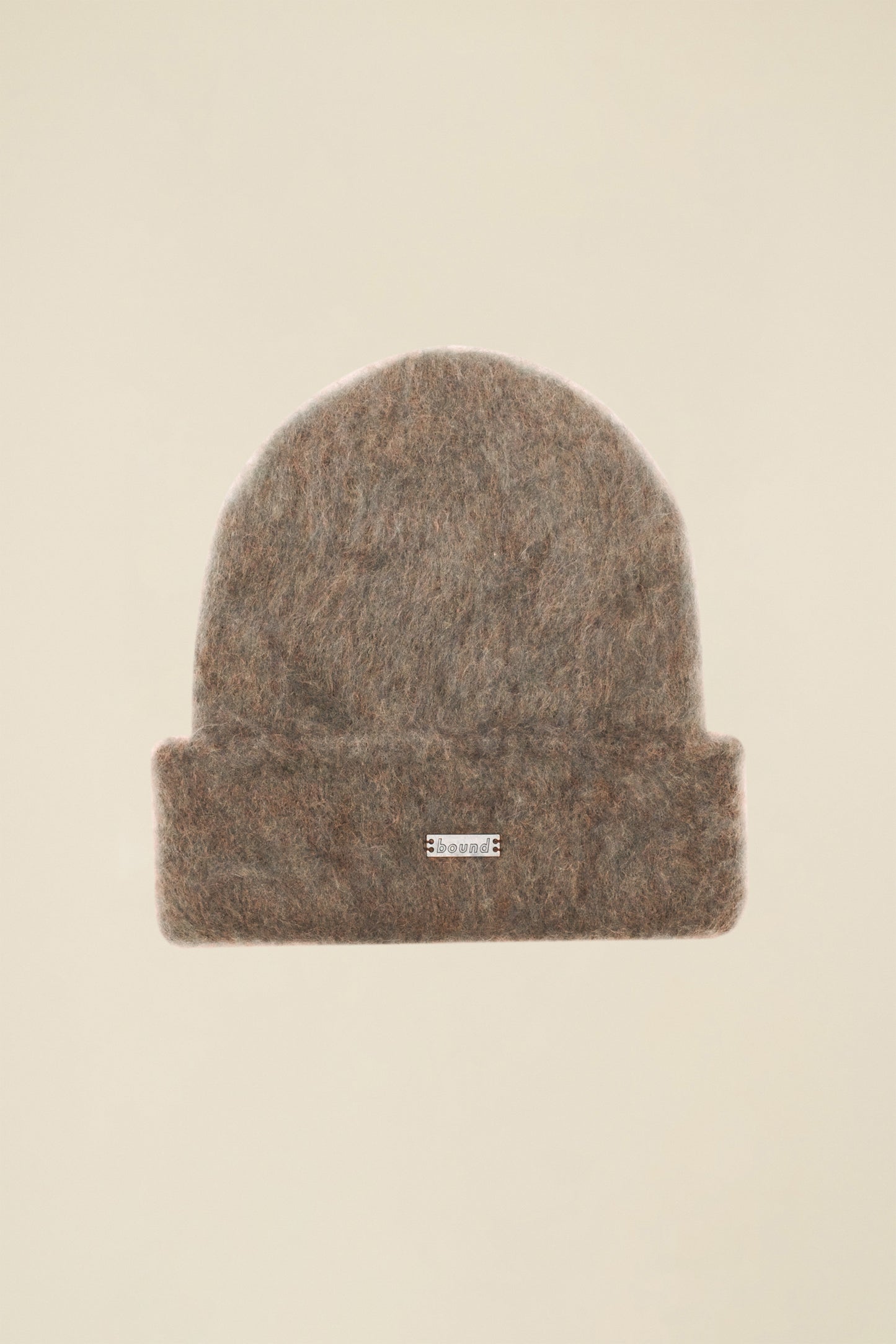 MOHAIR BEANIE - BROWN
