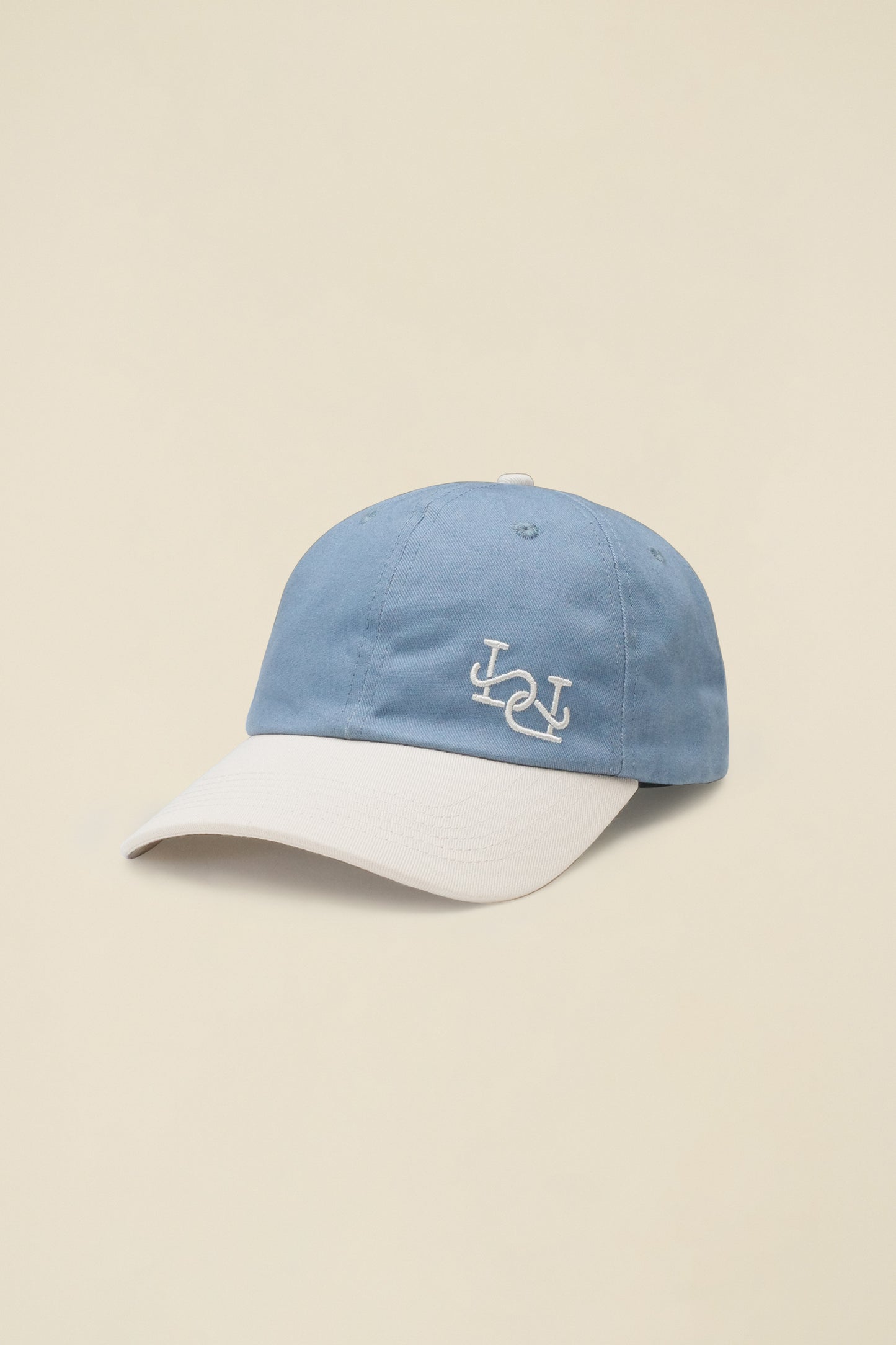 SIGNATURE BASEBALL CAP - BLUE / CREAM