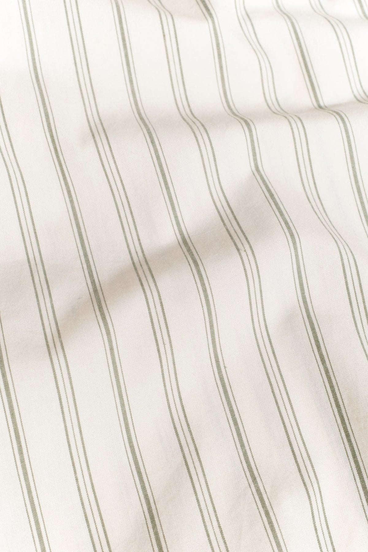 BOTHA STRIPE LONGSLEEVE SHIRT - CREAM / HERB