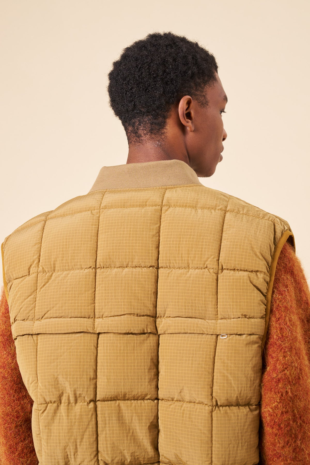 ORBE RIPSTOP PUFFER GILET - GOLD