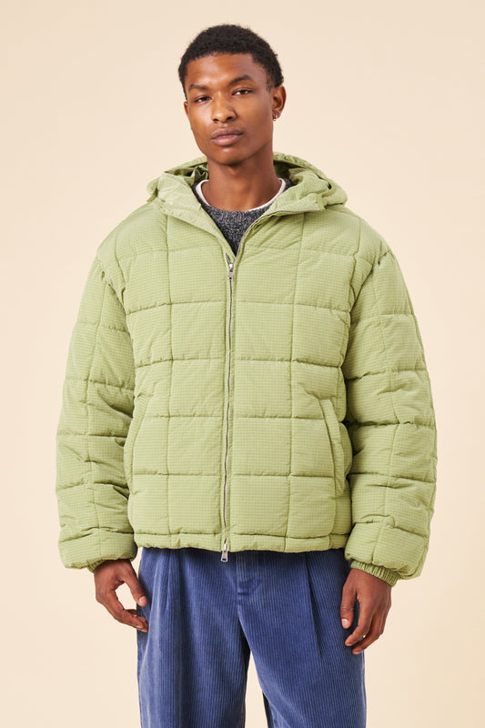 ORBE RIPSTOP PUFFER - FERN GREEN