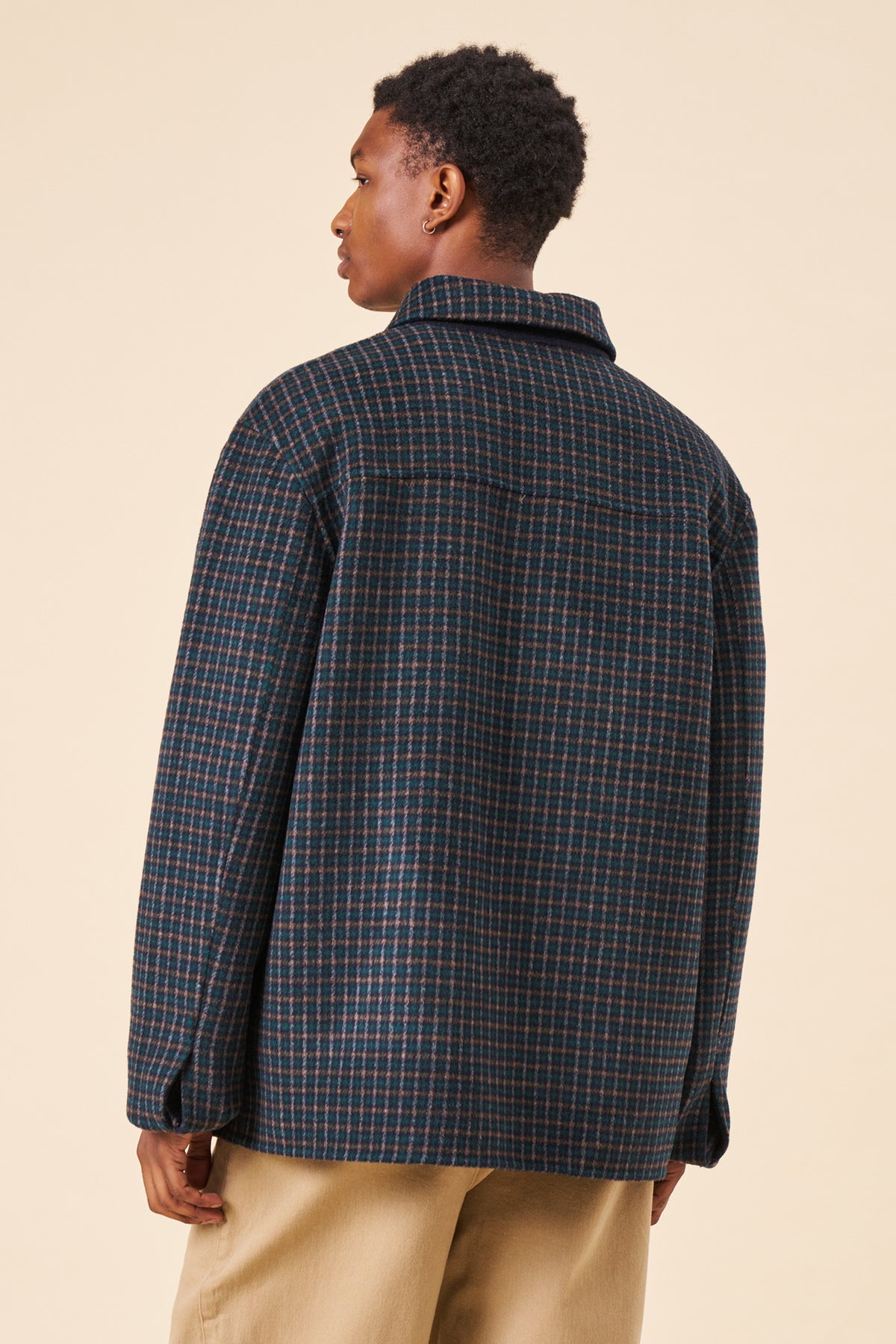 WOOL CHORE JACKET - GORDON CHECK