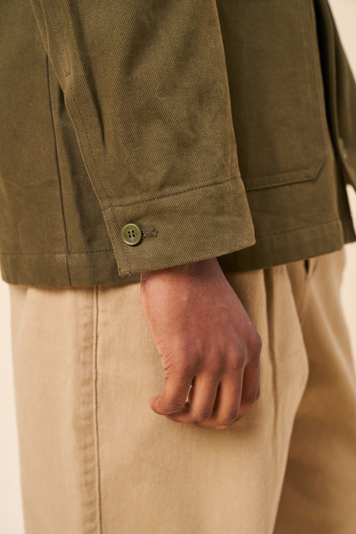 ARMY GREEN CHORE JACKET
