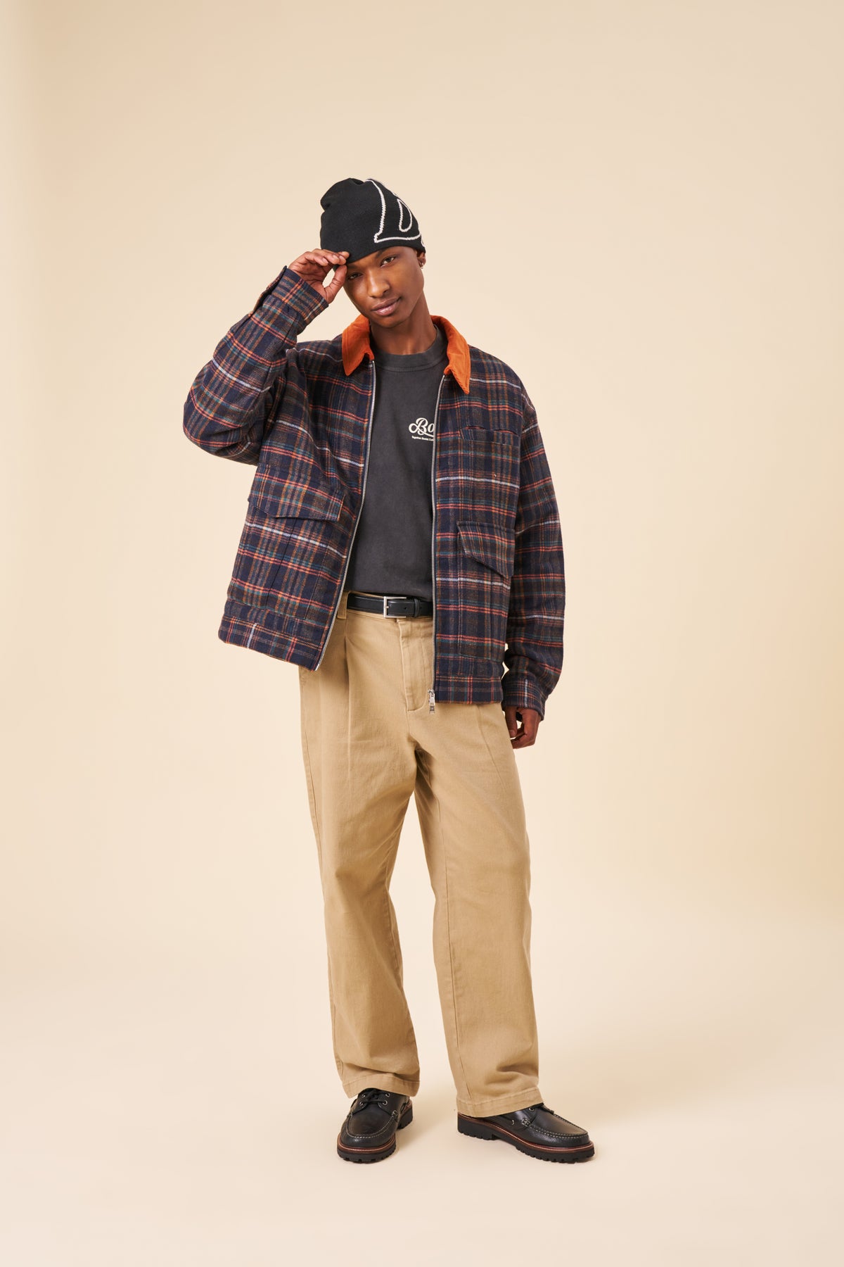 FRASER CHECK WOOL WORKERS JACKET