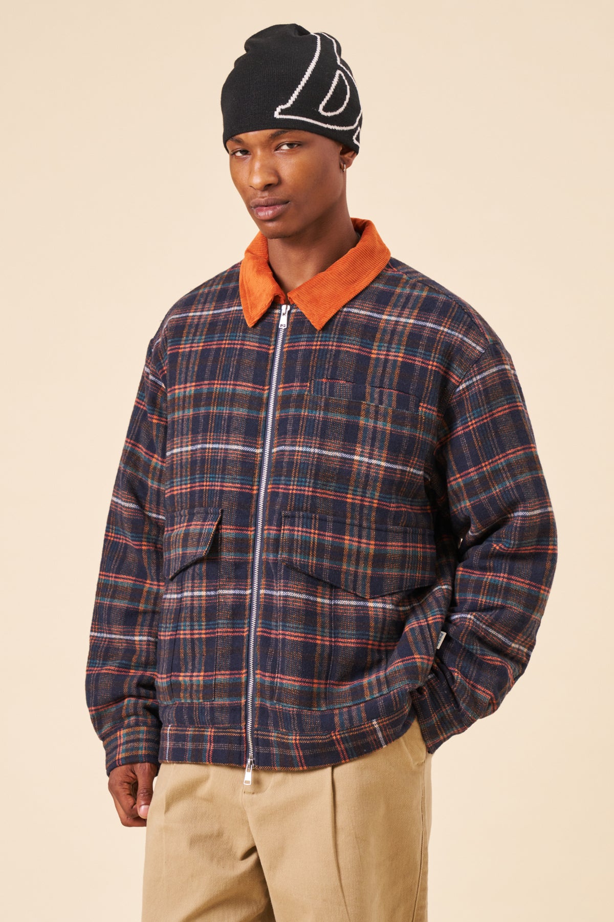 FRASER CHECK WOOL WORKERS JACKET