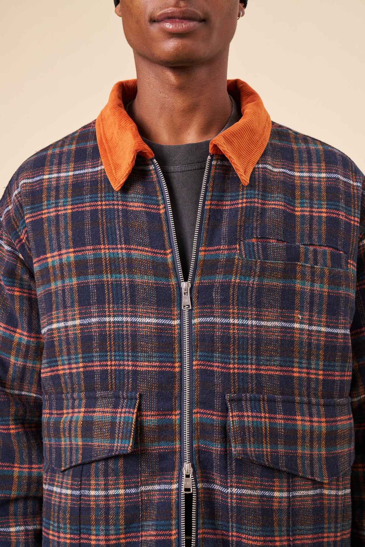 FRASER CHECK WOOL WORKERS JACKET