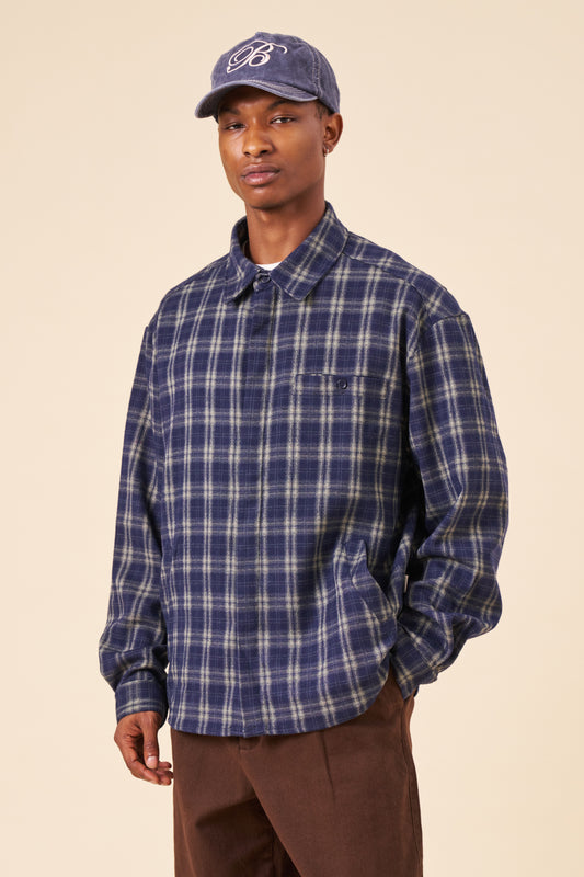 ARGYLE CHECK SHIRT - BLUE