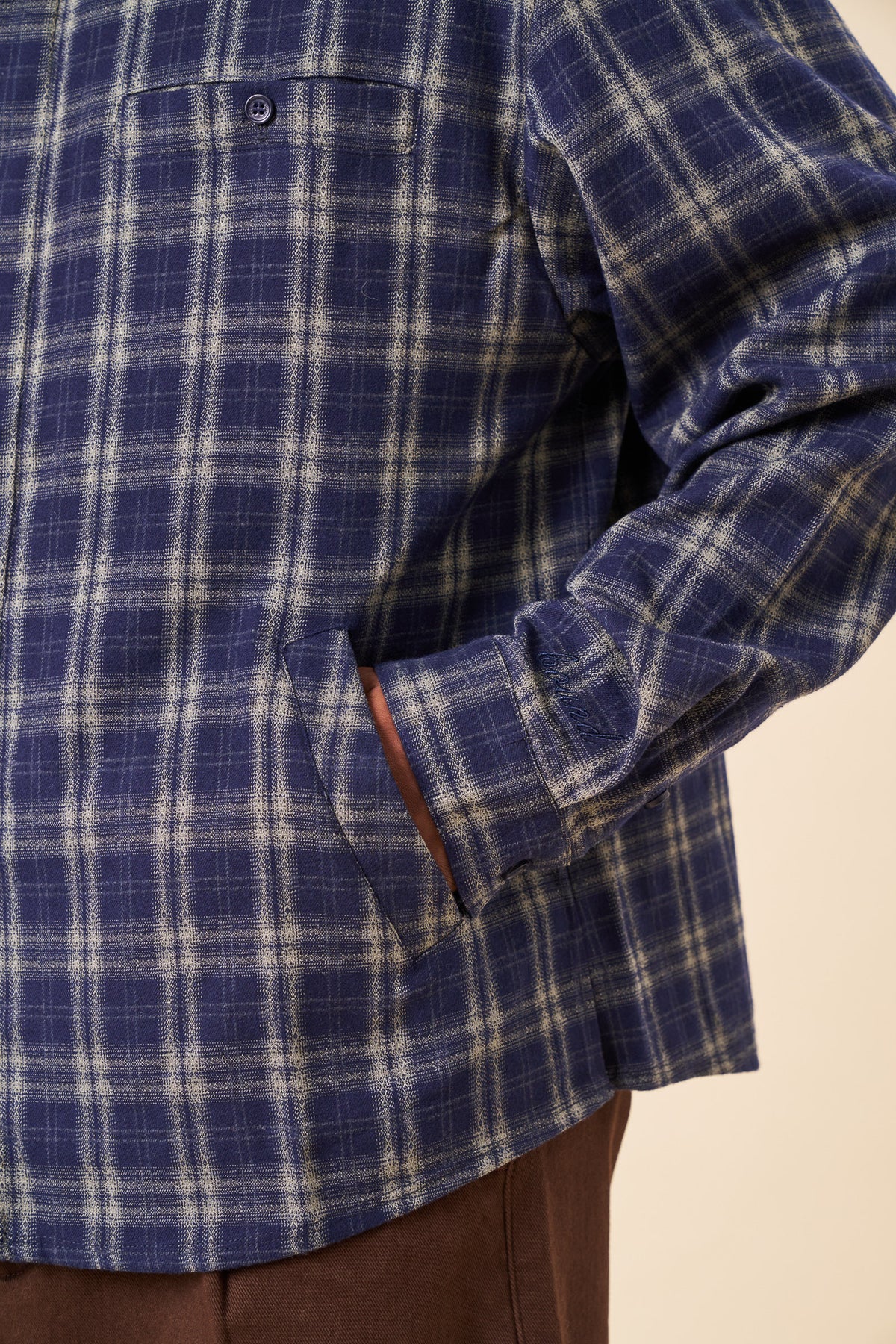 ARGYLE CHECK SHIRT - BLUE