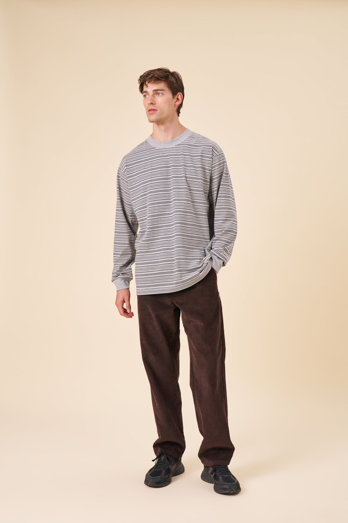 90S LONGSLEEVE STRIPE TEE