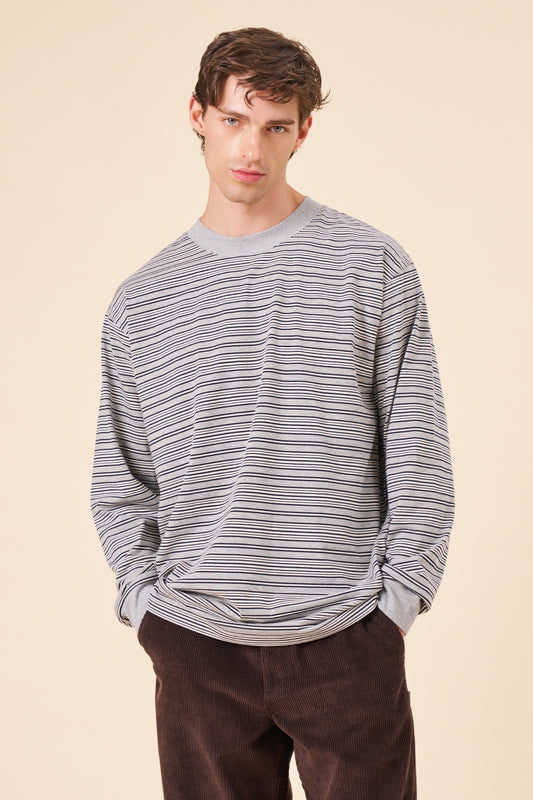 90S LONGSLEEVE STRIPE TEE