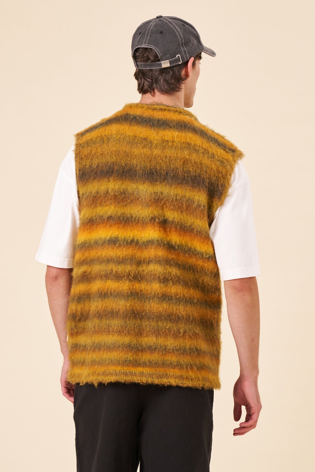 AUBURN BRUSHED KNIT GILET