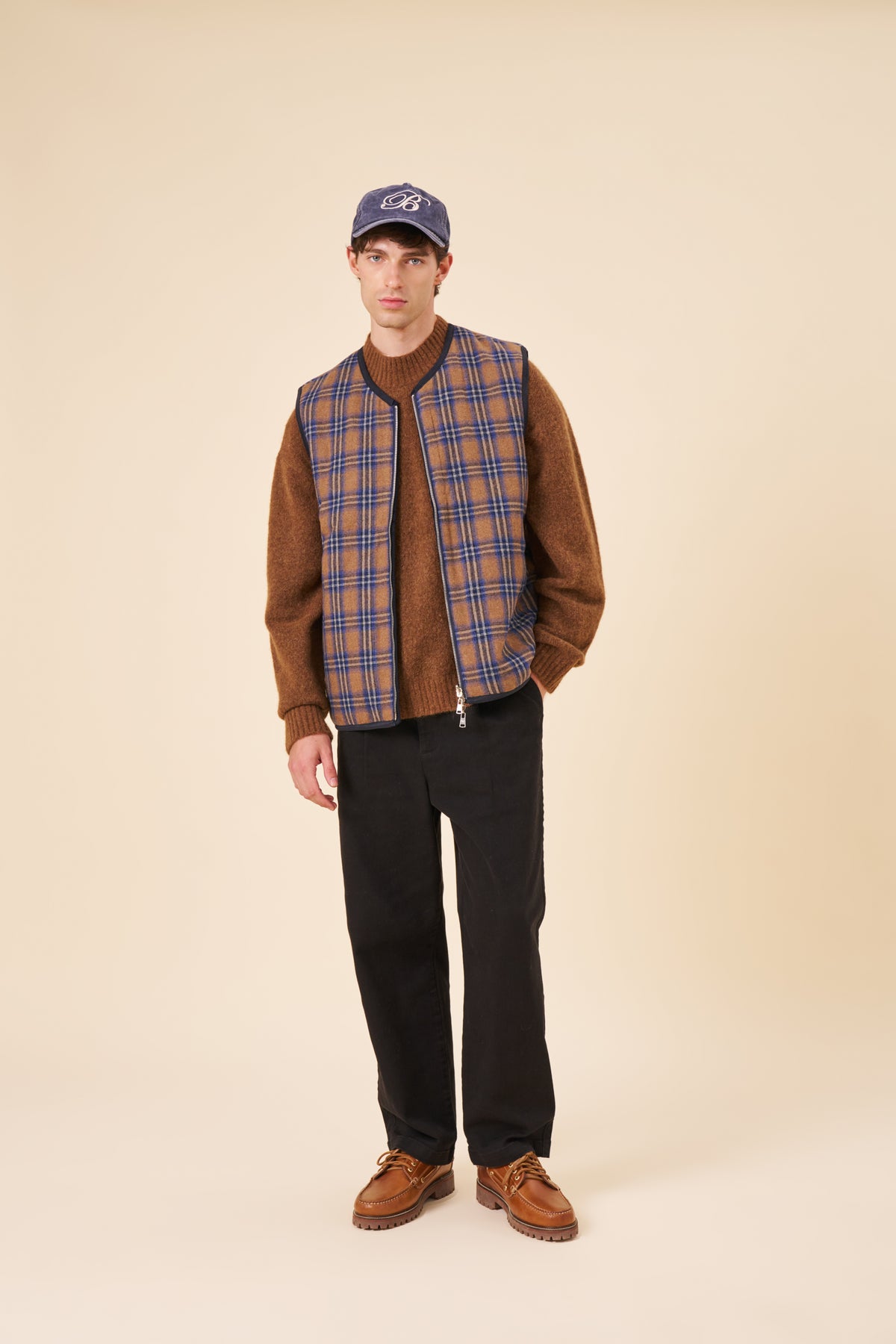 BAXTER DEUX MOHAIR SWEATER - BROWN