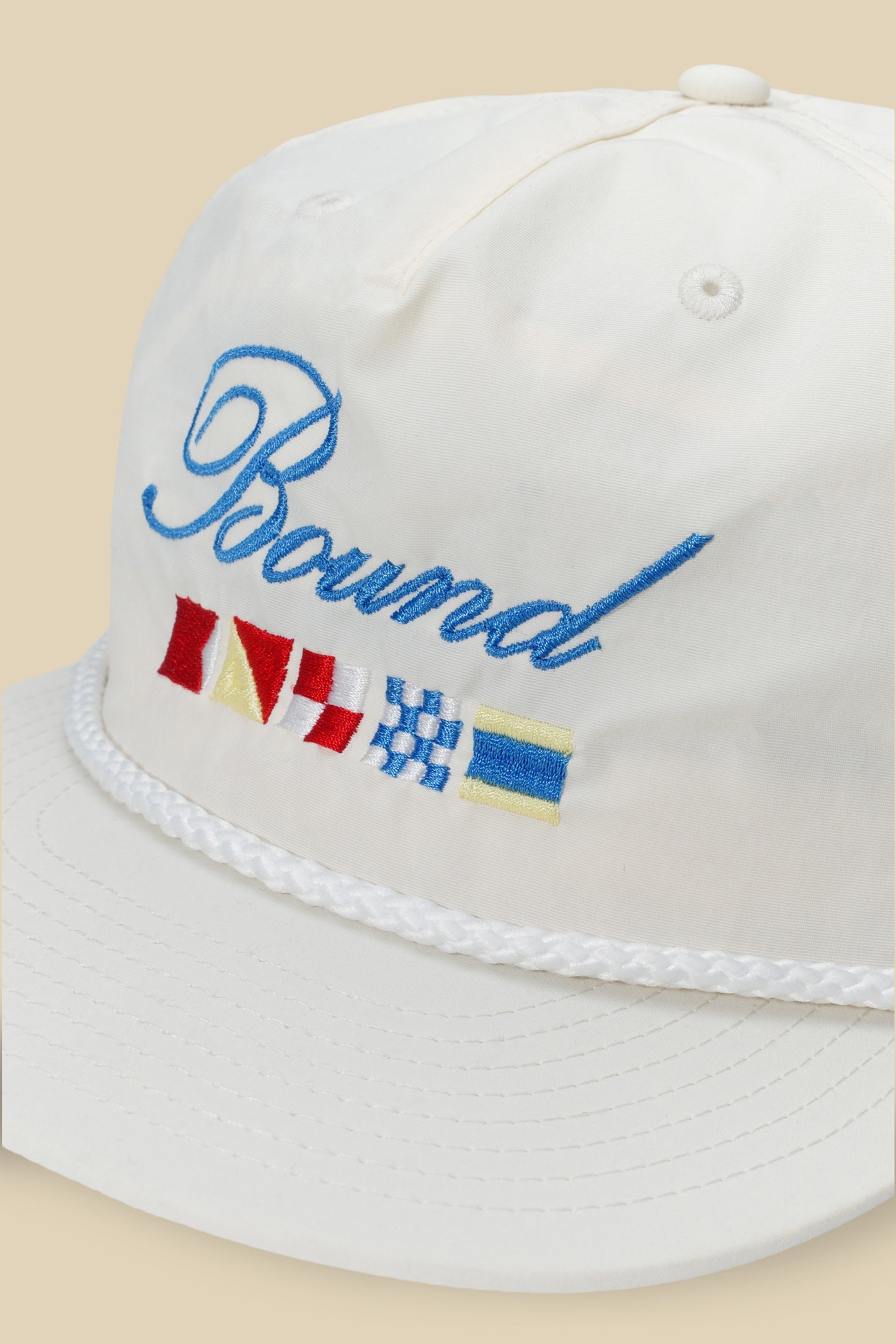 NAUTICO ROPE CAP - ECRU