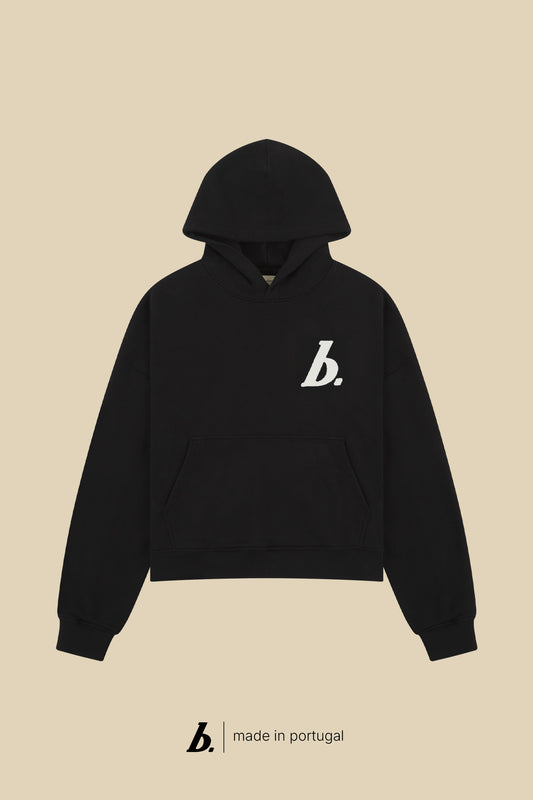 STAMP HOODIE - BLACK