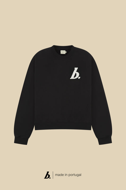 STAMP SWEATER - BLACK