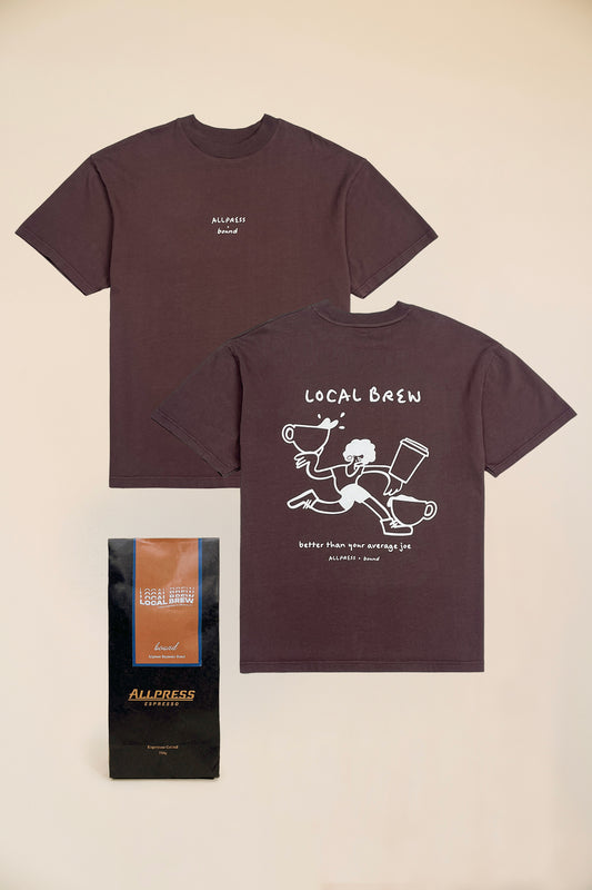 BOUND X ALLPRESS 'LIKE A JOE' TEE & COFFEE BUNDLE