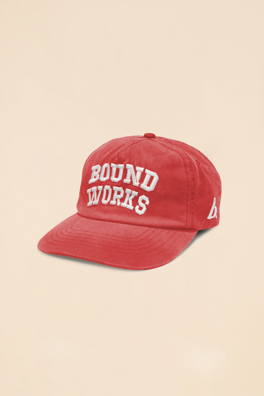 BOTHA BOUND WORKS VINTAGE CAP - RED