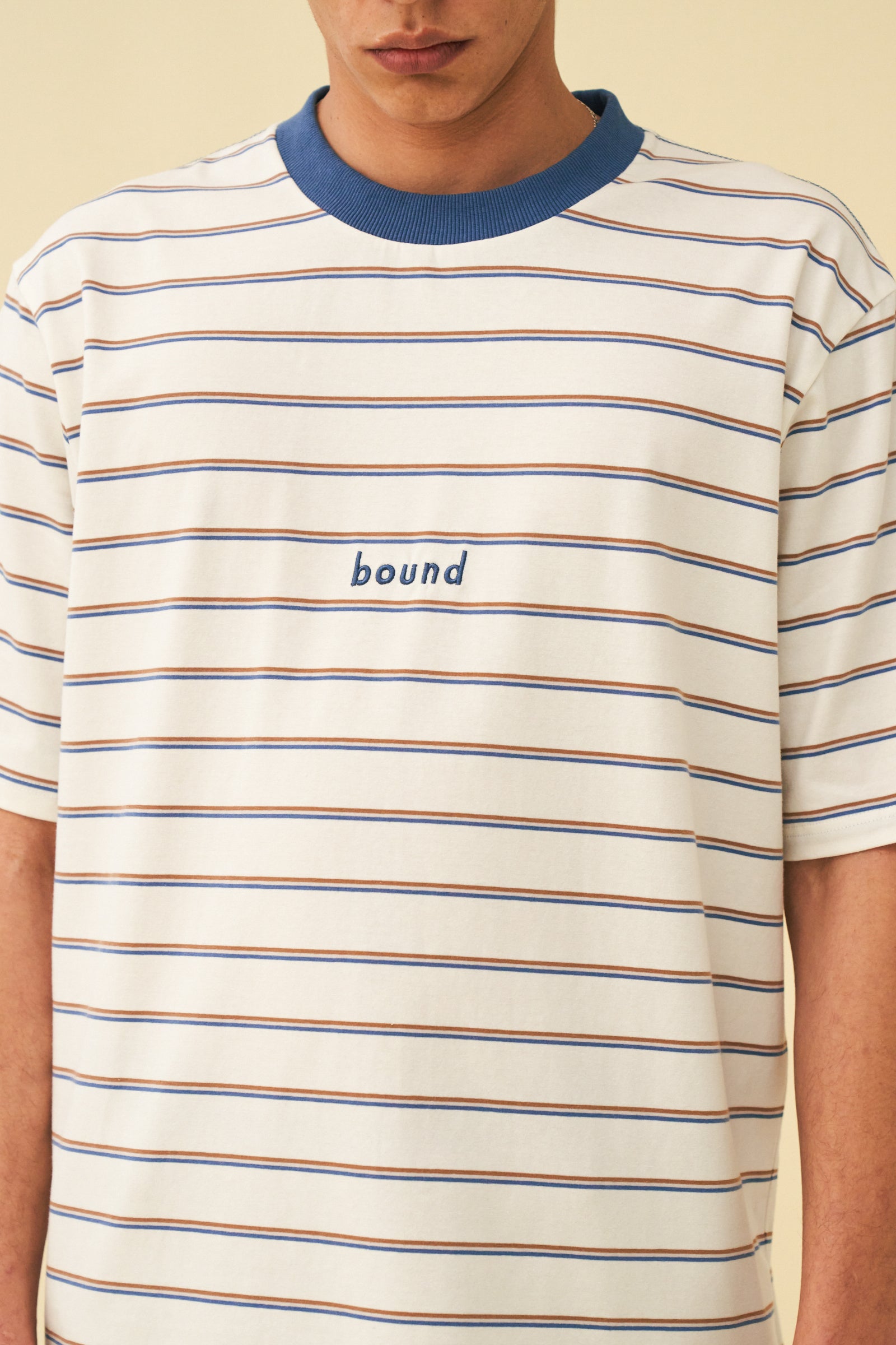 WHITE STRIPE TEE – bound